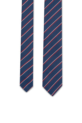 Tie With Diagonal Stripes